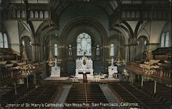 Interior of St. Mary's Cathedral Postcard