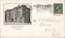 McNutt Hospital - 1800 O'Farrell Street San Francisco, CA Postcard Postcard Postcard