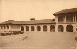 Courtyard Portola School San Francisco, CA Postcard Postcard Postcard