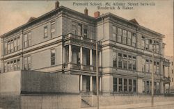 Fremont School, Mc Allister Street Between Broderick & Baker San Francisco, CA Postcard Postcard Postcard