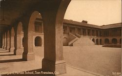 Courtyard, Portola School San Francisco, CA Postcard Postcard Postcard