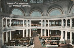 Interior of the Emporium Postcard