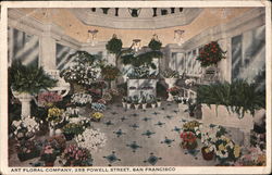 Art Floral Company San Francisco, CA Postcard Postcard Postcard