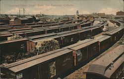 San Francisco Freight Yards Postcard