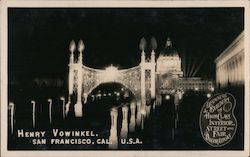 Henry Vowinkel San Francisco, CA Postcard Postcard Postcard