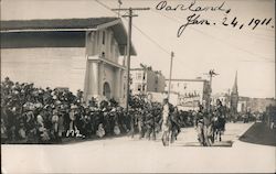 Parade at Mission Dolores, Native Americans San Francisco, CA Postcard Postcard Postcard