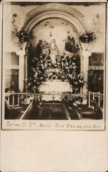 Shrine of St. Anne San Francisco, CA Postcard Postcard Postcard