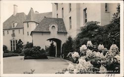 Rhododendron At Entrance, C.S. Sanatorium Postcard