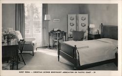 Guest Room - Christian Science Benevolent Association on Pacific Coast San Francisco, CA Postcard Postcard Postcard