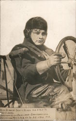 Miss Blanche Scott Ready for a trip to the Clouds San Francisco, CA Aviators Postcard Postcard Postcard