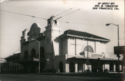 Southern Pacific Depot 1971, 3rd & Townsend Postcard