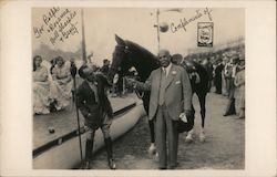 Gov. Ralph & Rosanna, Bill Sherbles & Gang Postcard