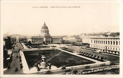 Civic Center San Francisco, CA Postcard Postcard Postcard