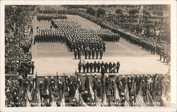 Knights Templar - 39th Conclave, 1934 San Francisco, CA Postcard