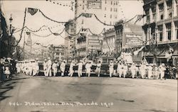 Admission Day Parade, 1910 San Francisco, CA Postcard Postcard Postcard