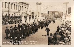 Policemen Marching Diamond Jubilee Parade, 1925 San Francisco, CA Postcard Postcard Postcard