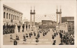 Admission Day Parade, Diamond Jubilee 1925 Postcard