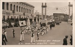 Admission Day Parade S.F. Diamond Jubilee 1925 San Francisco, CA Postcard Postcard Postcard