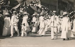 Admission Day Parade 1910 San Francisco, CA Postcard Postcard Postcard