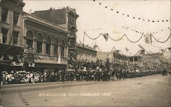 Admission Day Parade San Francisco, CA Postcard Postcard Postcard