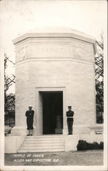 Temple of France, Allied War Exposition San Francisco, CA Postcard Postcard Postcard