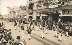 Band Celebrating 47th Annual Encampment Postcard