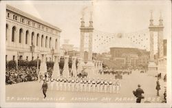 Diamond Jubilee Admission Day Parade 1925 San Francisco, CA Postcard Postcard Postcard