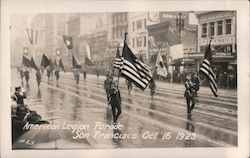 American Legion Parade San Francisco Oct 16 1923 Postcard