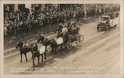 American Legion Parade, 1923 Stagecoach San Francisco, CA Postcard Postcard Postcard