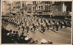 Navy Band in Parade San Francisco, CA Postcard Postcard Postcard