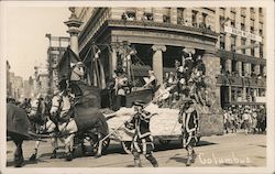 Columbus Float in Parade San Francisco, CA Postcard Postcard Postcard