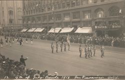 4th of July Parade 1918 San Francisco Calif. California Postcard Postcard Postcard