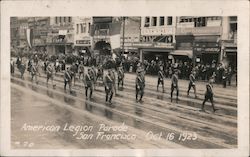 American Legion Parade - Oct. 16 1923 Postcard