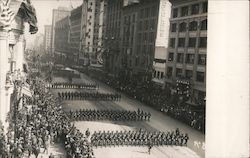 Soldiers Marching in Parade San Francisco, CA Postcard Postcard Postcard