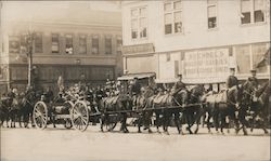 Horse Drawn Cannons in Parade San Francisco, CA Postcard Postcard Postcard