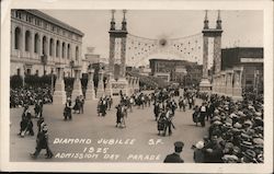 Diamond Jubilee 1925 - Admission Day Parade San Francisco, CA Postcard Postcard Postcard