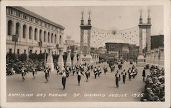 Admission Day Parade - Diamond Jubilee 1925 San Francisco, CA Postcard Postcard Postcard