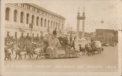 S.F Diamond Jubilee Admission Day Parade Postcard