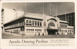 Arcadia Dancing Pavilion San Francisco, CA Postcard Postcard Postcard