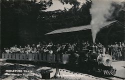 Miniature Train, Fleishhacker Playfield San Francisco, CA Postcard Postcard Postcard