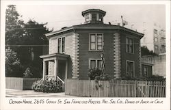 Octagon House San Francisco Postcard