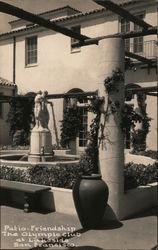 Patio-Friendship, The Olympic Club at Lakeside San Francisco, CA Postcard Postcard Postcard