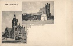 St. Mary's Cathedral, Mission Dolores Postcard