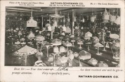 Nathan-Dohrmann Co. Lamp Department San Francisco, CA Postcard Postcard Postcard