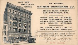 Nathan-Dohrmann Co.- Our New Wholesale Store- Six Floors- 351-361 Bush Street San Francisco, CA Postcard Postcard Postcard