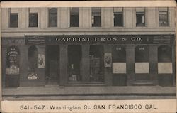 Garbini Bros. & Co. San Francisco, CA Postcard Postcard Postcard