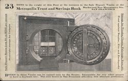 Metropolis trust and Savings Bank Postcard