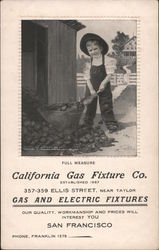 California Gas Fixture Co. San Francisco, CA Postcard Postcard Postcard