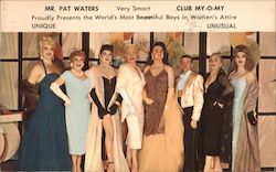 Mr. Pat Waters Very Smart Club Female Impersonators Postcard