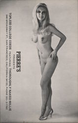 Pierre's presents Topless College Coeds Featuring Thoroughly Naked Millie San Francisco, CA Risque & Nude Postcard Postcard Postcard